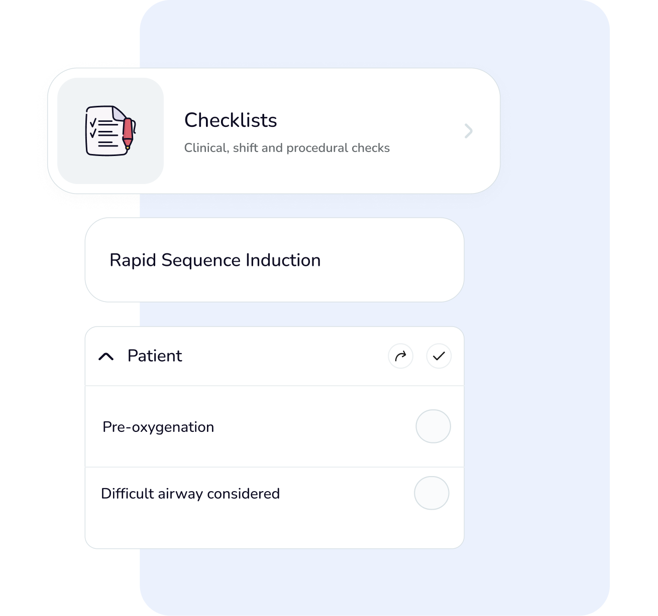eolas medical checklists